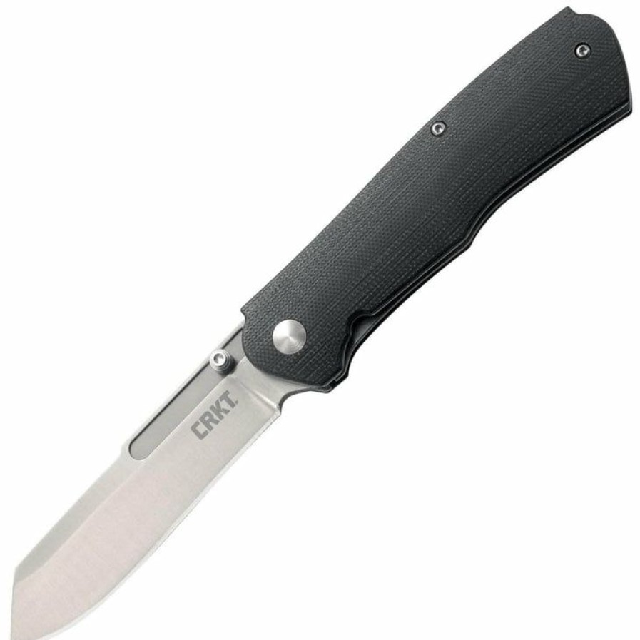 Sharp Knifves * | Affordable Price Columbia River (Crkt) Crkt Radic, 3.32 Plain Blade, Black G10 Handle 6040