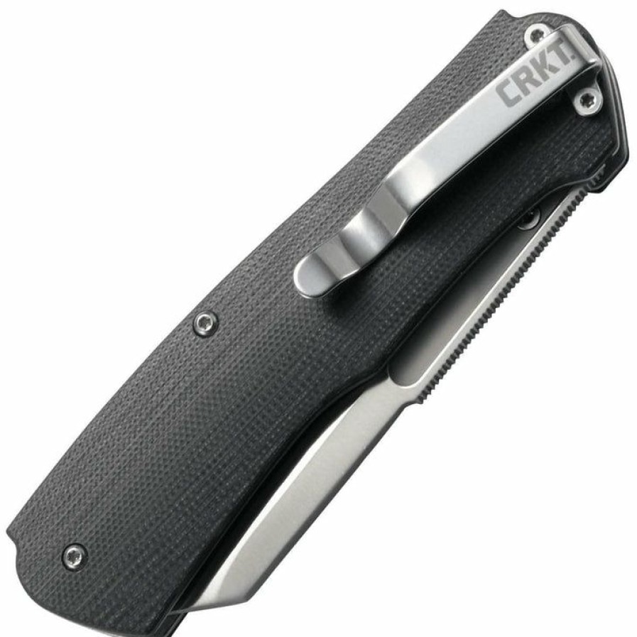 Sharp Knifves * | Affordable Price Columbia River (Crkt) Crkt Radic, 3.32 Plain Blade, Black G10 Handle 6040