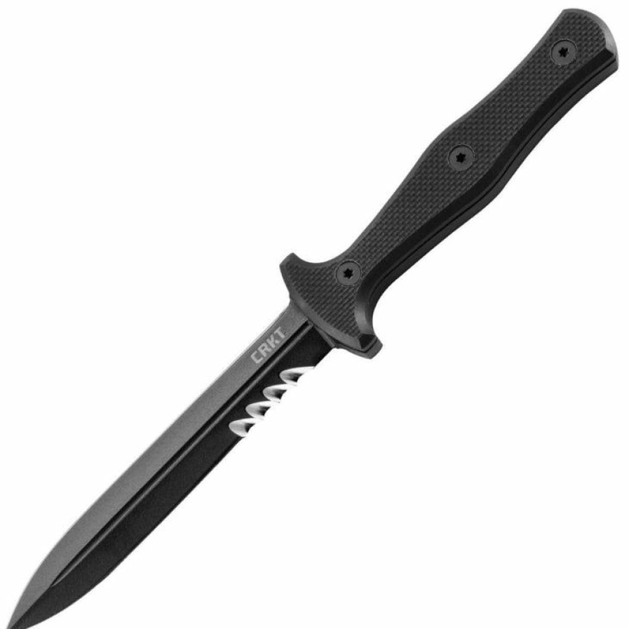 New Models * | Moderate Price Columbia River (Crkt) Crkt Sangrador, 5.54 Sk5 Blade, Black G10 Handle, Sheath 2080