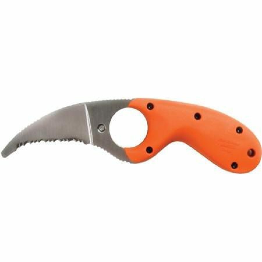 Mini Knifves * | Suitable Price Columbia River (Crkt) Columbia River Bear Claw Er Knife With Orange Zytel Handle And Sheath