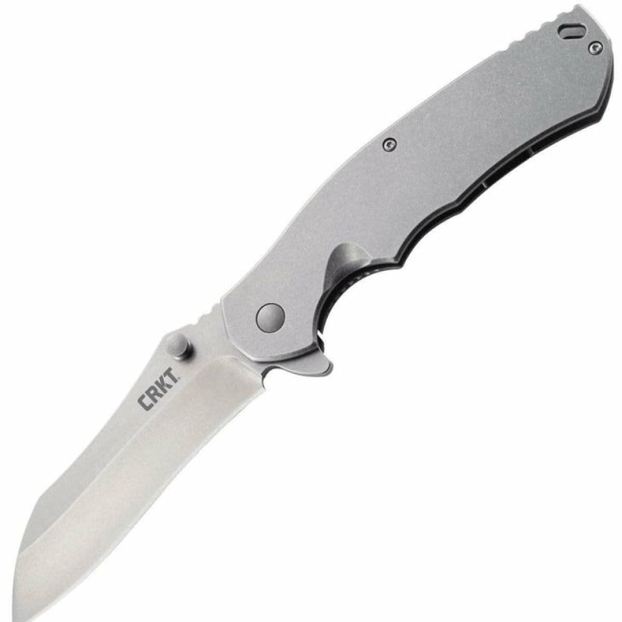 Sharp Knifves * | Suitable Price Columbia River (Crkt) Crkt Rasp, 3.67 Aus8 Blade, Stainless Steel Handle 2081