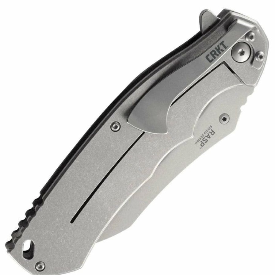 Sharp Knifves * | Suitable Price Columbia River (Crkt) Crkt Rasp, 3.67 Aus8 Blade, Stainless Steel Handle 2081