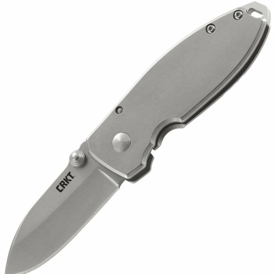 Mini Knifves * | Affordable Price Columbia River (Crkt) Crkt Squid Folding Knife W/ Stainless Steel Handle 2490