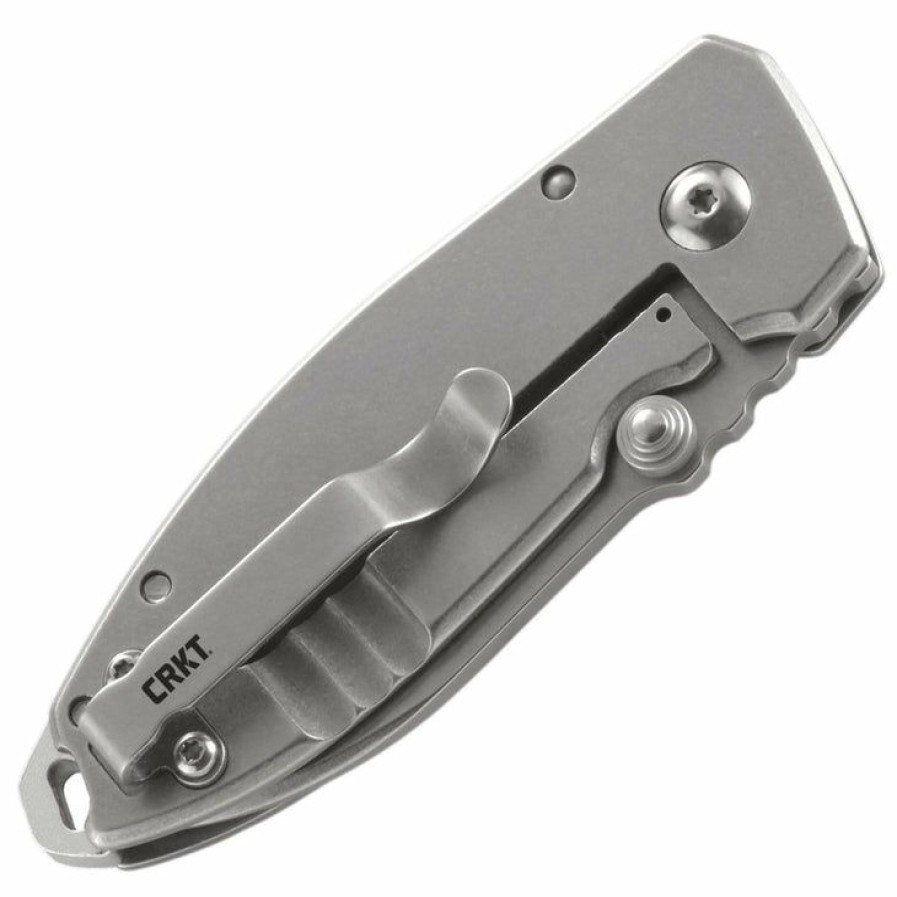 Mini Knifves * | Affordable Price Columbia River (Crkt) Crkt Squid Folding Knife W/ Stainless Steel Handle 2490