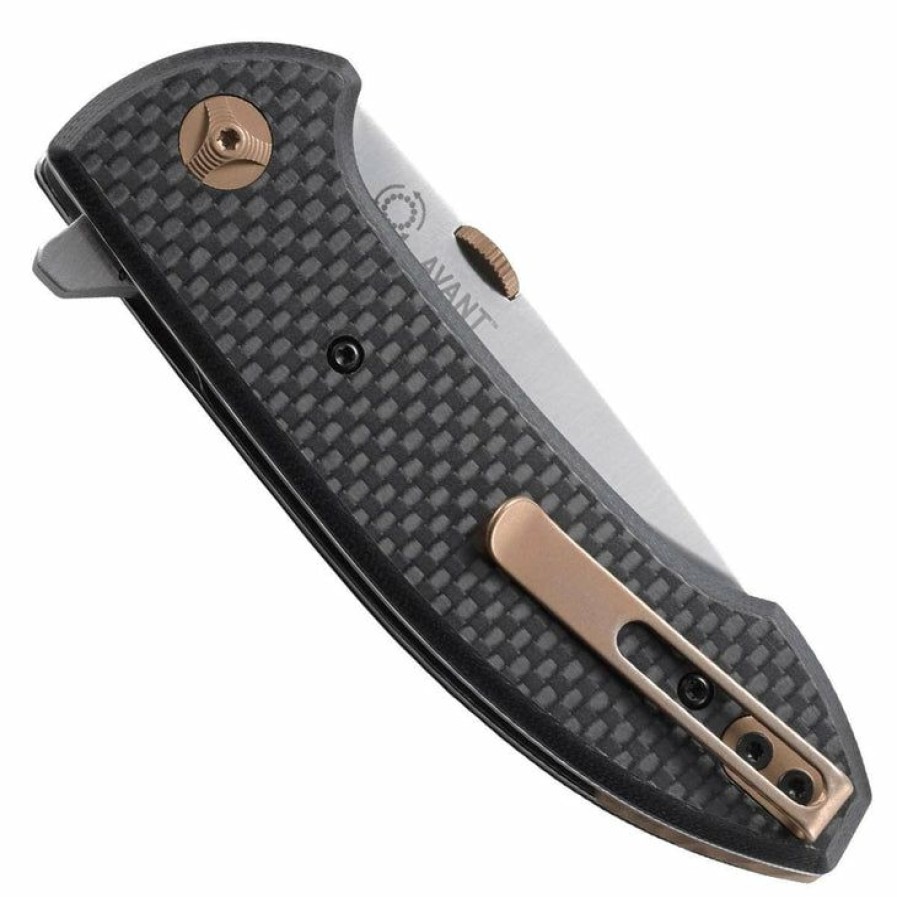 New Models * | Reasonable Price Columbia River (Crkt) Crkt Avant, 3.175 Flipper Blade, Carbon Fiber Handle 4620