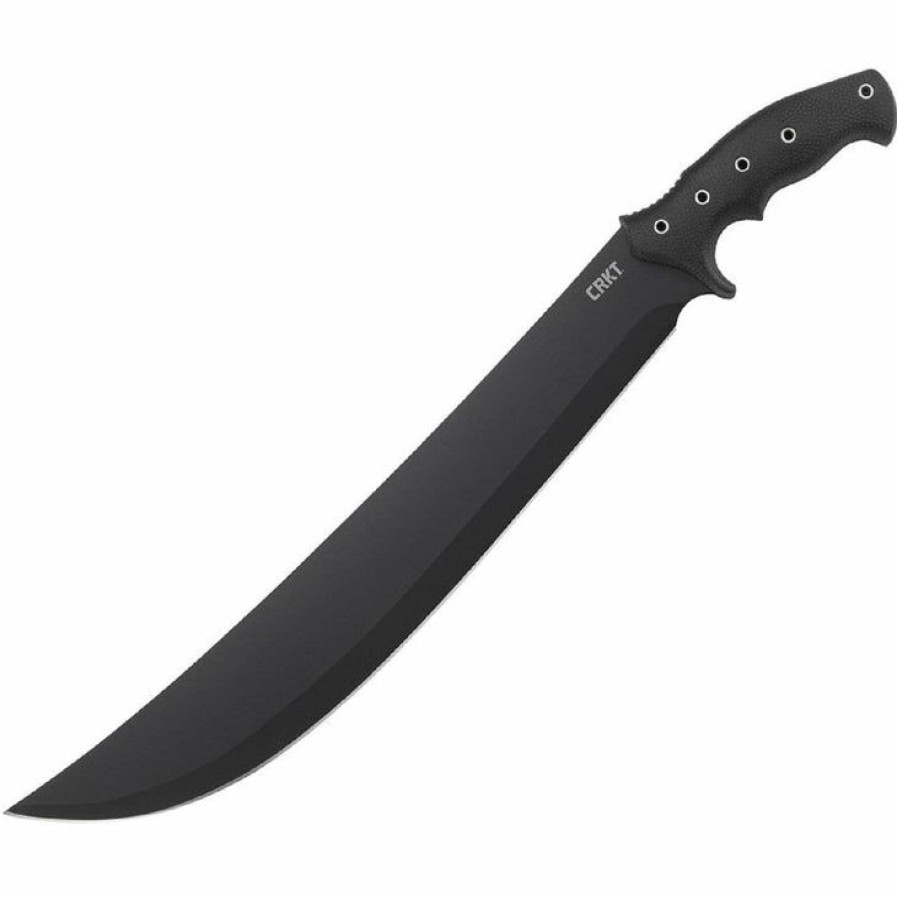 Mini Knifves * | Suitable Price Columbia River (Crkt) Crkt Chancelnhell Machete 16.00 In Black Plain Rubber Handle