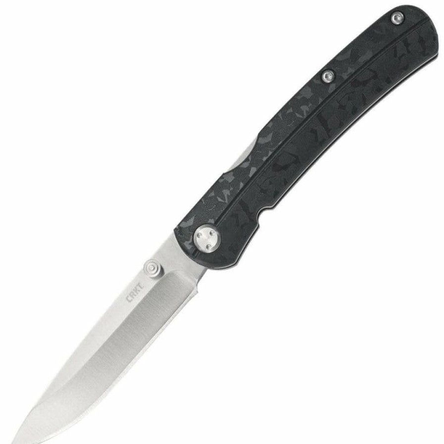 Sharp Knifves * | Moderate Price Columbia River (Crkt) Crkt Kith, 2.95 Plain Satin Blade, Black Grn Handle 6433