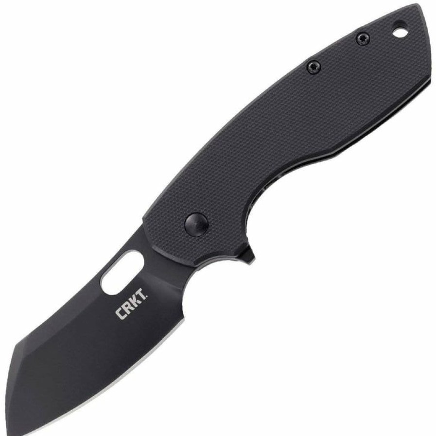 New Models * | Suitable Price Columbia River (Crkt) Crkt Pilar Large, 2.67 Black D2 Blade, Black G10 Handle 5315Gkd2