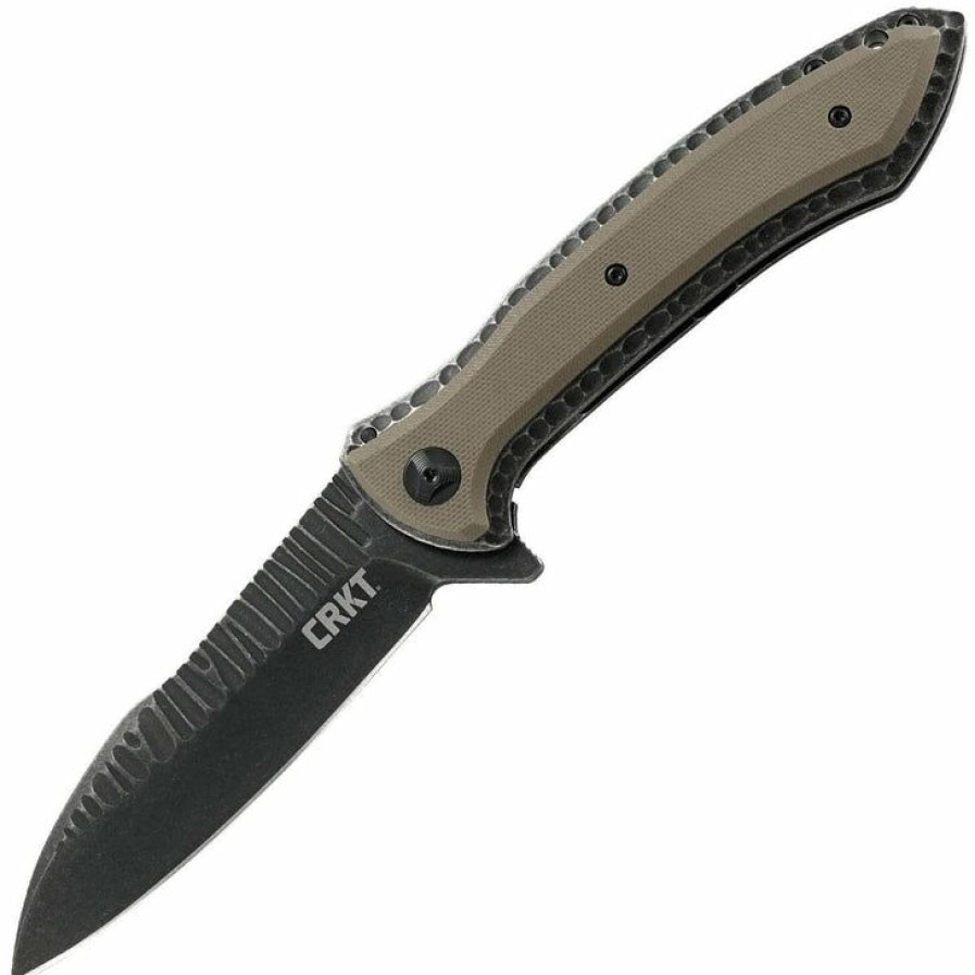 New Models * | Suitable Price Columbia River (Crkt) Crkt Apoc, 3.98 Flipper Blade, G10 Handle 5380