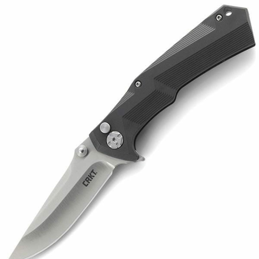 Sharp Knifves * | Moderate Price Columbia River (Crkt) Columbia River Cr5230 Tighe Tac Two Clip Point Single Blade Pocket Knife