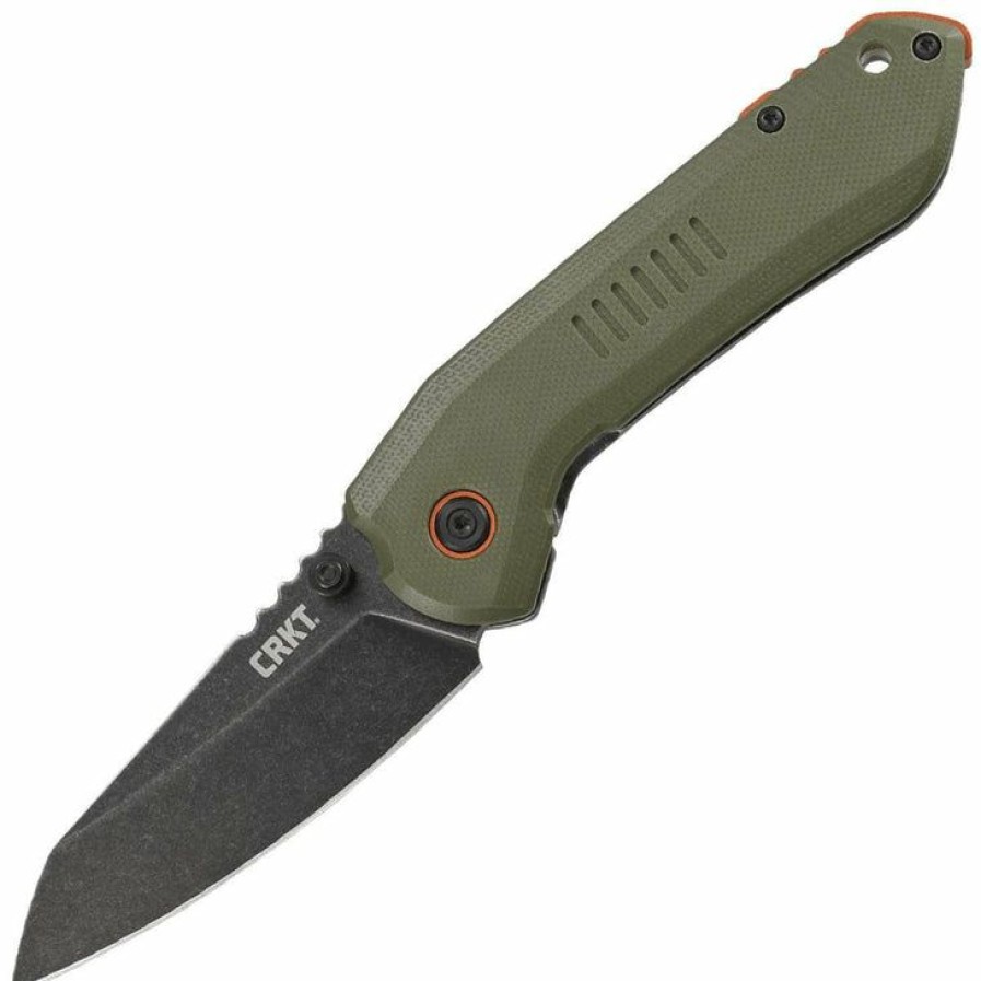 Sharp Knifves * | Reasonable Price Columbia River (Crkt) Crkt Overland, 3 Stonewash Blade, G10/Steel Handle 6280