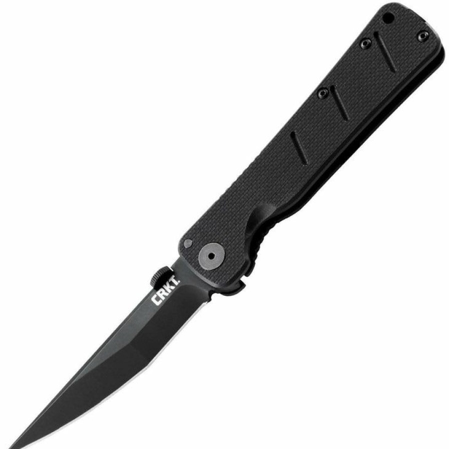 New Models * | Favorable Price Columbia River (Crkt) Crkt Shizuka Noh Ken, 3.63 Blade, Black G10 Handle 2926