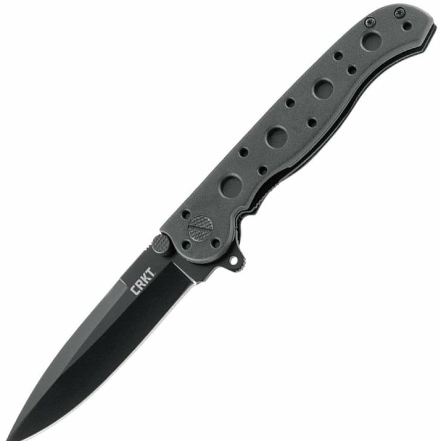 Mini Knifves * | Affordable Price Columbia River (Crkt) Crkt M16 3.1 Pocket Knife (Plain Edge, Black Zytel Handle)