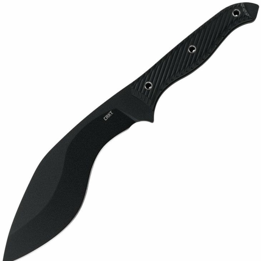 New Models * | Half-Price Columbia River (Crkt) Crkt Clever Girl Kukri, 7.75 Sk-5 Black Blade, G10 Handle, Sheath 2710