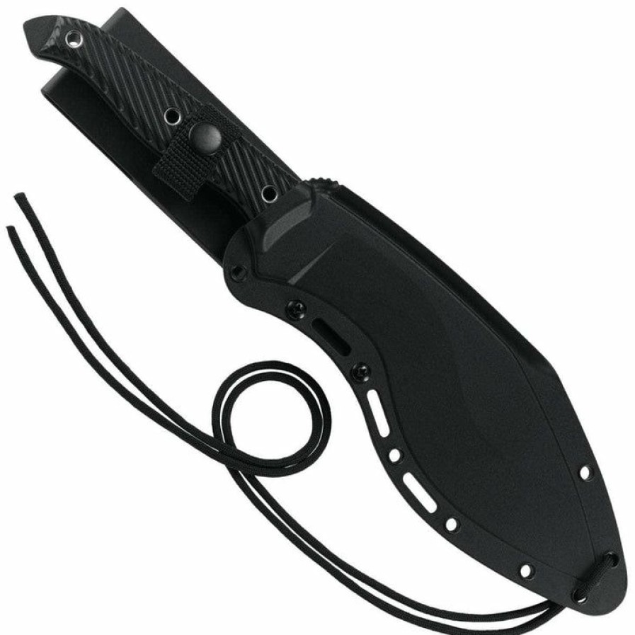 New Models * | Half-Price Columbia River (Crkt) Crkt Clever Girl Kukri, 7.75 Sk-5 Black Blade, G10 Handle, Sheath 2710