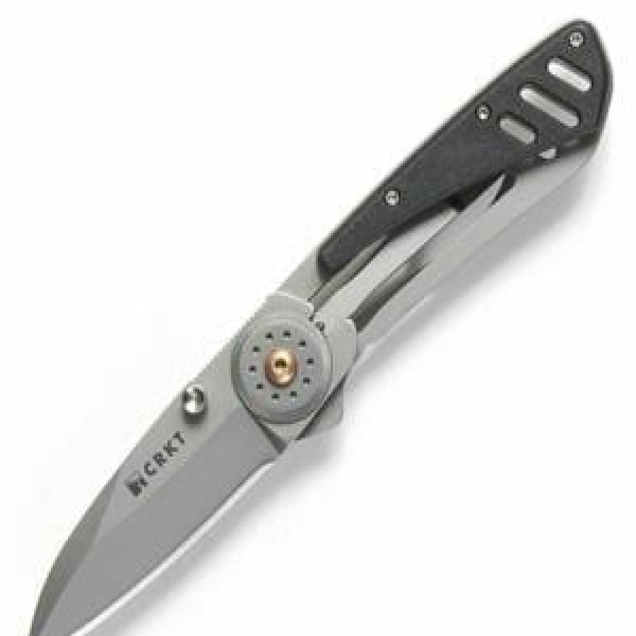 Sharp Knifves * | Affordable Price Columbia River (Crkt) Columbia River Halligan H.U.G. Knife With 420J2 Stainless Steel Plain Blade