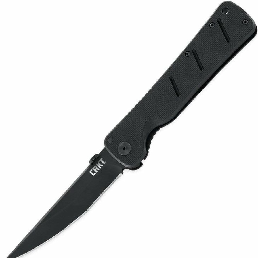 New Models * | Half-Price Columbia River (Crkt) Crkt Otanashi Noh Ken, 4.52 Black Blade, G10 Handle 2906