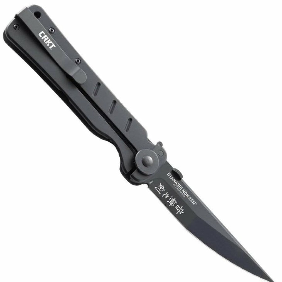 New Models * | Half-Price Columbia River (Crkt) Crkt Otanashi Noh Ken, 4.52 Black Blade, G10 Handle 2906