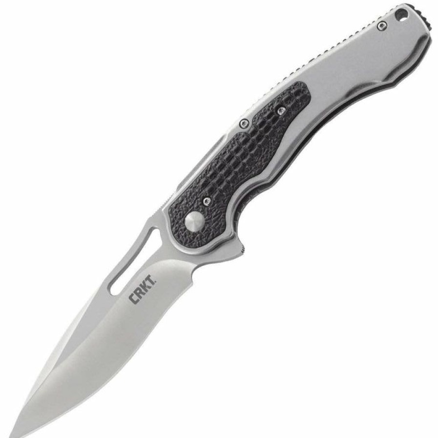 Sharp Knifves * | Moderate Price Columbia River (Crkt) Crkt Carnufex, Flavio Ikoma, 3.9 Blade, Steel/Grn Handle 5480