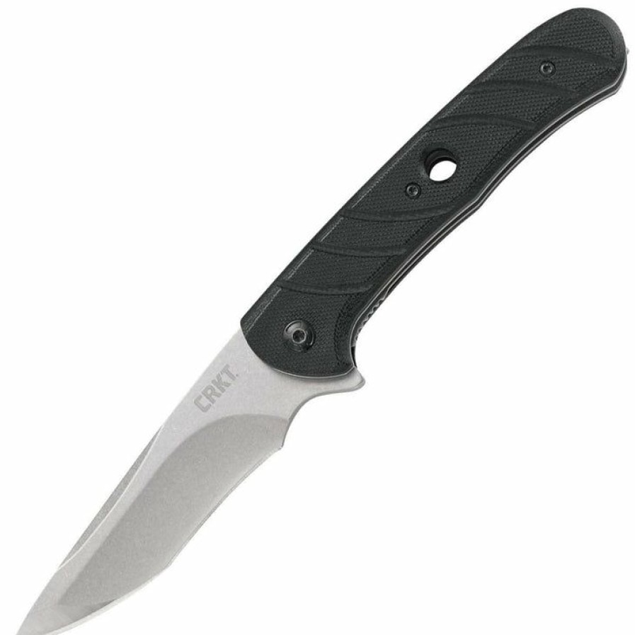 New Models * | Half-Price Columbia River (Crkt) Crkt Intention, 3.53 Assisted Blade, Black G10 Blade 7160