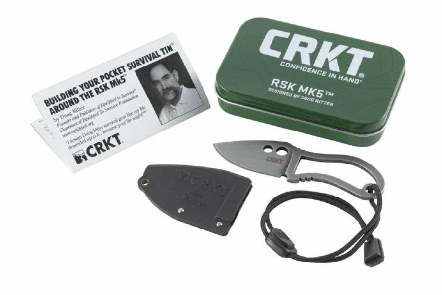 New Models * | Moderate Price Columbia River (Crkt) Crkt 2380 Rsk Mk5 Neck Knife, Doug Ritter Design, 1.75 Blade