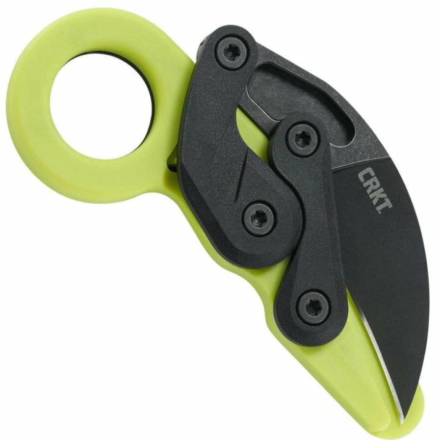 Sharp Knifves * | Affordable Price Columbia River (Crkt) Crkt Provoke Zap, 2.47 1.4116 Blade, Green Grivory Handle 4041G