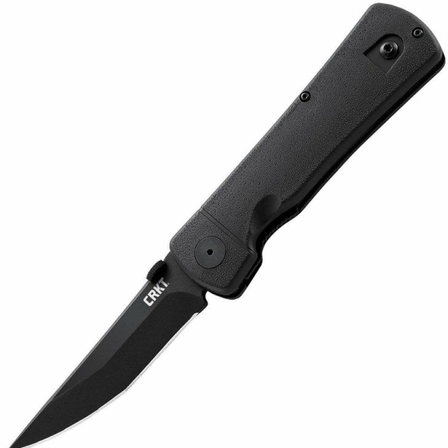 New Models * | Half-Price Columbia River (Crkt) Crkt Hissatsu, 3.88 Assisted Blade, Black Grn Handle 2903