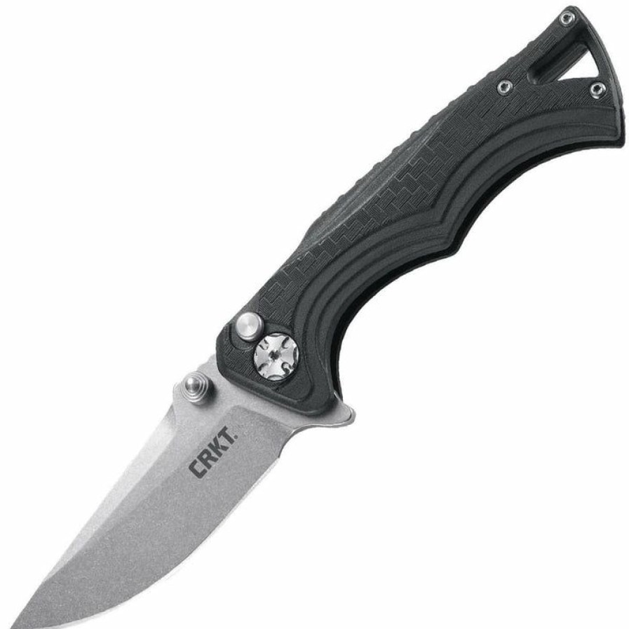 Sharp Knifves * | Affordable Price Columbia River (Crkt) Crkt Bt Fighter Compact, 2.86 Blade, Grn Handle 5220