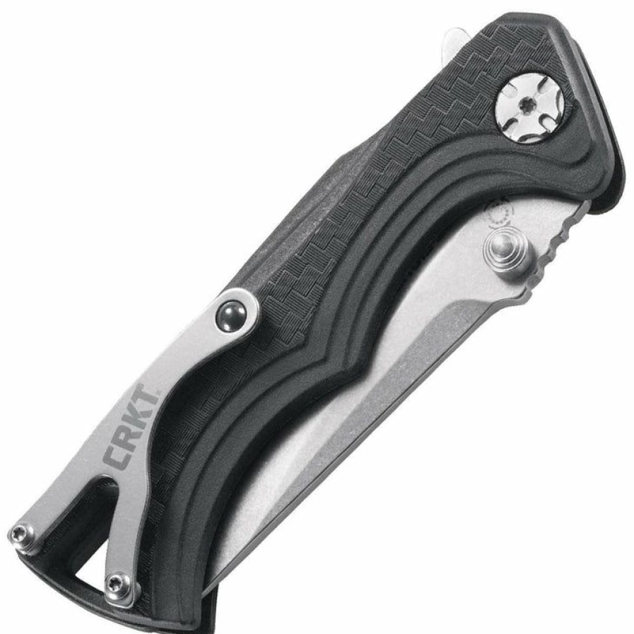 Sharp Knifves * | Affordable Price Columbia River (Crkt) Crkt Bt Fighter Compact, 2.86 Blade, Grn Handle 5220