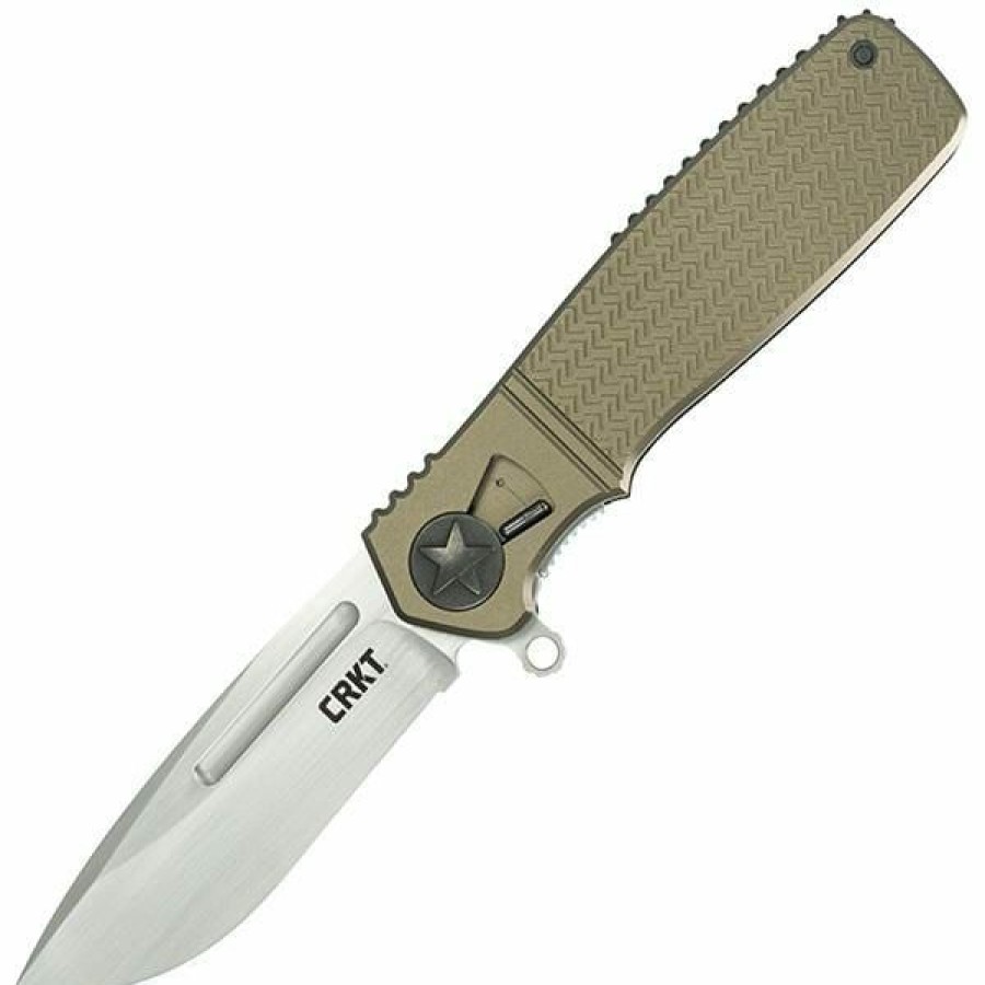 Sharp Knifves * | Moderate Price Columbia River (Crkt) Crkt Homefront, 3.5 Blade, Aluminum Handle Crk270Gkp