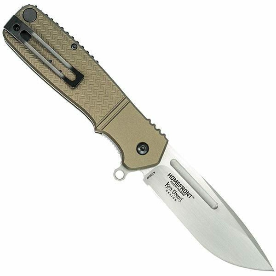 Sharp Knifves * | Moderate Price Columbia River (Crkt) Crkt Homefront, 3.5 Blade, Aluminum Handle Crk270Gkp