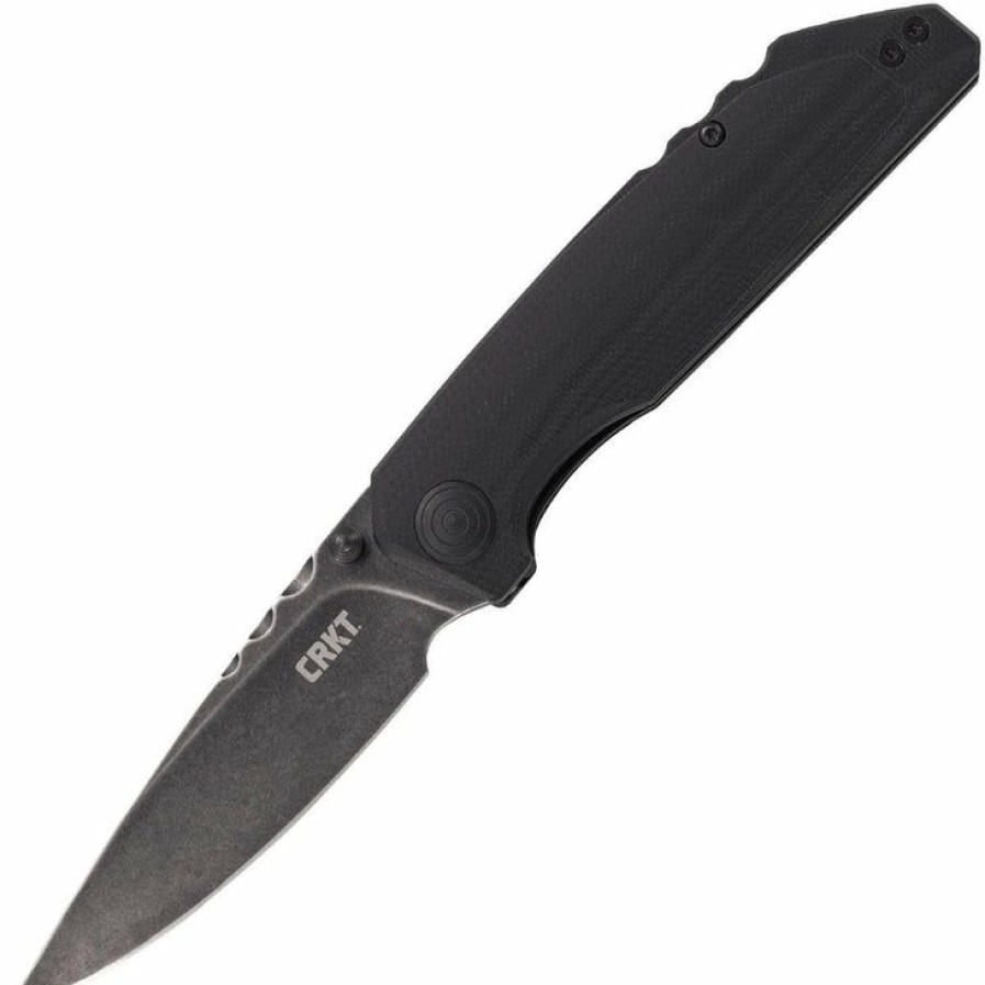 Sharp Knifves * | Moderate Price Columbia River (Crkt) Crkt Fast Lane, 3.48 Assisted Blade, Black G10 Handle 7045