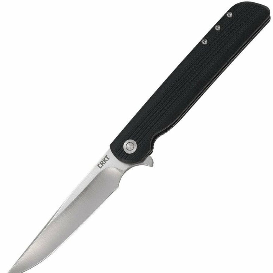 New Models * | Favorable Price Columbia River (Crkt) Crkt Lck + Large, 3.62 Assisted Blade, Black Grn Handle 3810