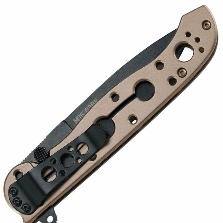 Sharp Knifves * | Moderate Price Columbia River (Crkt) Crkt M16-03Bk Bronze, 3.55 Black 12C27 Blade, Stainless Steel Handle