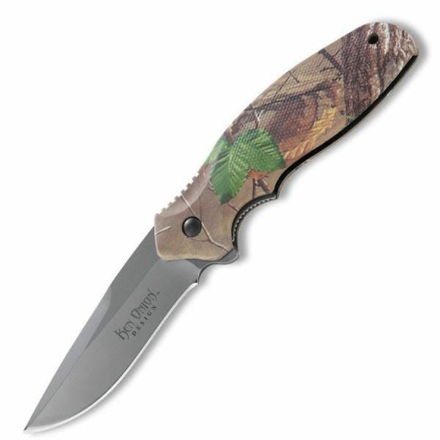 Mini Knifves * | Favorable Price Columbia River (Crkt) Onion Shenanigan, Camo-Realtree Green Handle, Plain