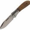 New Models * | Half-Price Columbia River (Crkt) Crkt M4-02W Carson, 3.25 Assisted Blade, Burl Wood Handle W/ Steel Bolster