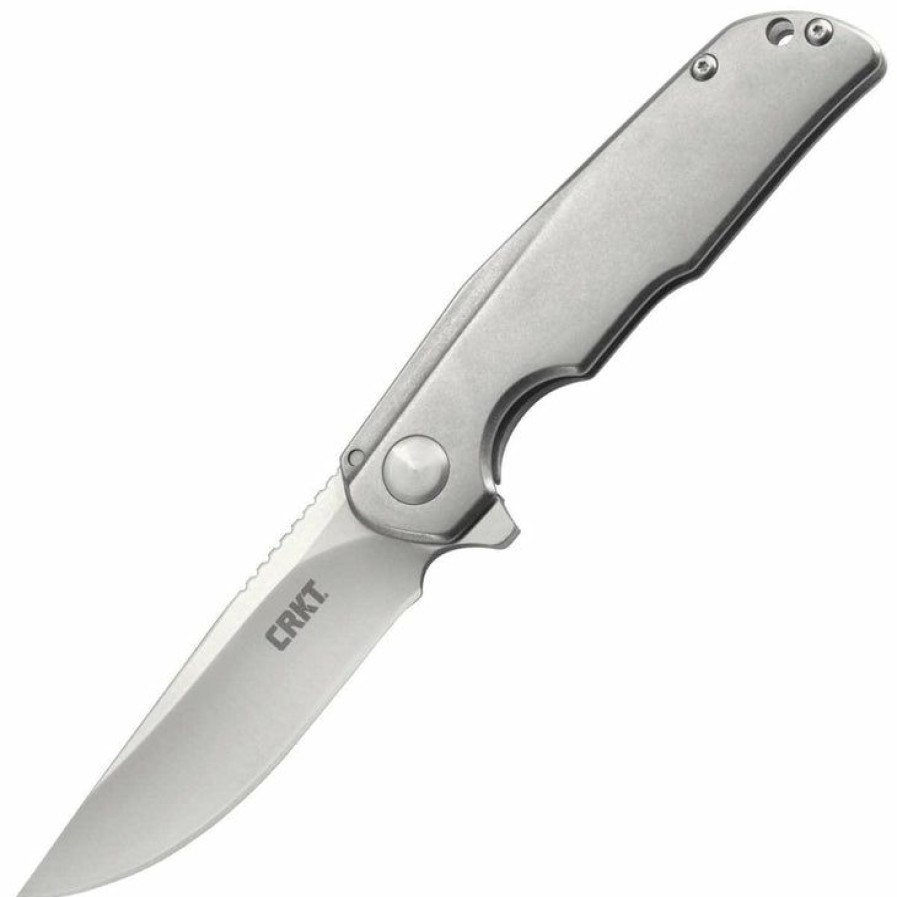 Sharp Knifves * | Reasonable Price Columbia River (Crkt) Crkt Remedy, 3.57 Blade, Stainless Steel Handle 3720