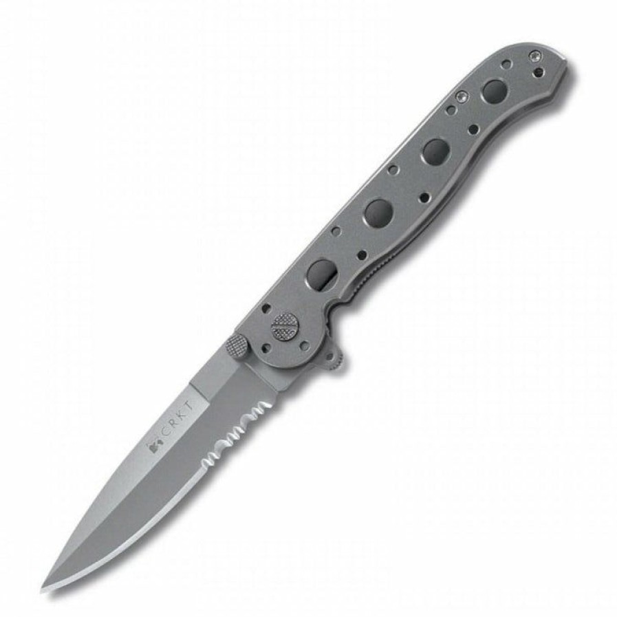 Mini Knifves * | Reasonable Price Columbia River (Crkt) Crkt M16 3.5 Pocket Knife (Combo Edge, Titanium Handle)