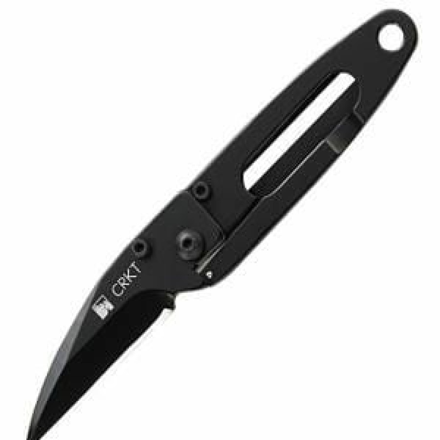 Sharp Knifves * | Moderate Price Columbia River (Crkt) Columbia River Delilah'S Peck Blackk Wharncliffe Single Blade Pocket Knife