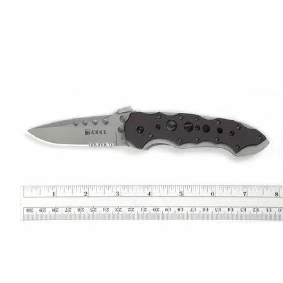 Mini Knifves * | Moderate Price Columbia River (Crkt) Columbia River Van Hoy Yea-Go Combo Edge