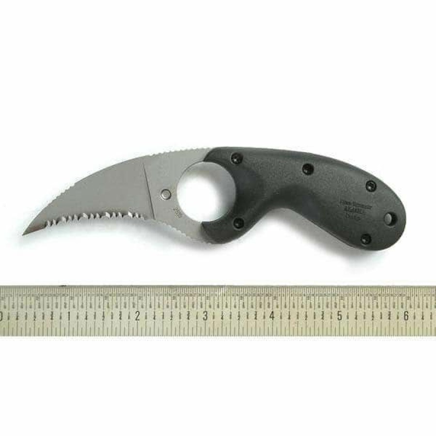 Sharp Knifves * | Reasonable Price Columbia River (Crkt) Columbia River Bear Claw Fixed Blade Knife W/ Triple Serrated, Pointed Tip