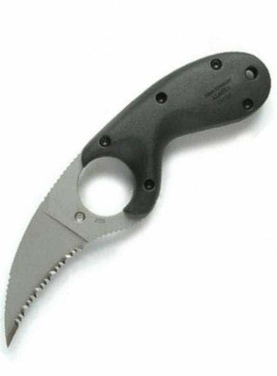 Sharp Knifves * | Reasonable Price Columbia River (Crkt) Columbia River Bear Claw Fixed Blade Knife W/ Triple Serrated, Pointed Tip