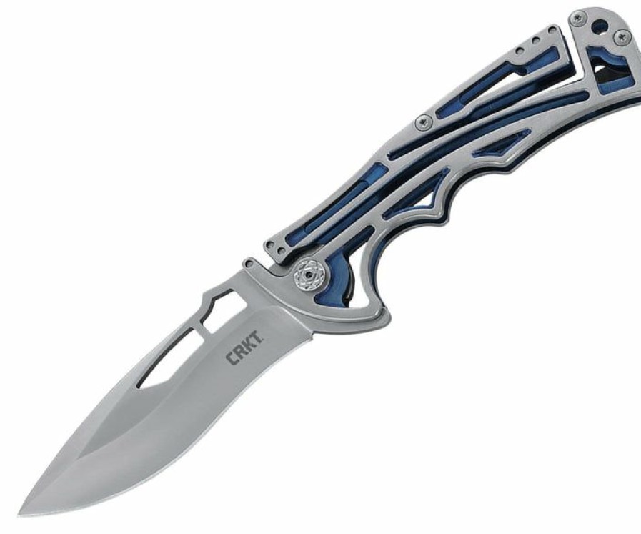 New Models * | Half-Price Columbia River (Crkt) Crkt Nirk Tighe 2, 3.25 Plain Blade, Ti-Nitride Frame, Klecker Lock 5240