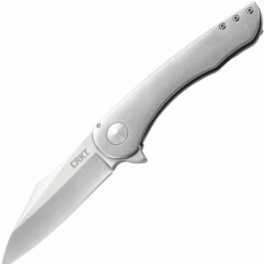 New Models * | Moderate Price Columbia River (Crkt) Crkt Jettison, 3.26 Blade, Stainless Steel Handle 6130