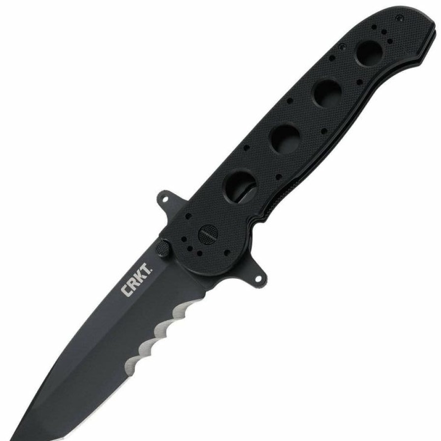 New Models * | Favorable Price Columbia River (Crkt) Crkt M16-14Sfg Special Forces, 3.95 Combo Edge Blade, Black G10 Handle