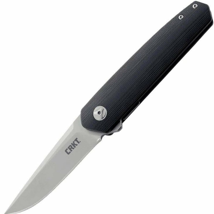 Sharp Knifves * | Moderate Price Columbia River (Crkt) Crkt Cuatro, 3.2 Blade, Black G10 Handle 7090