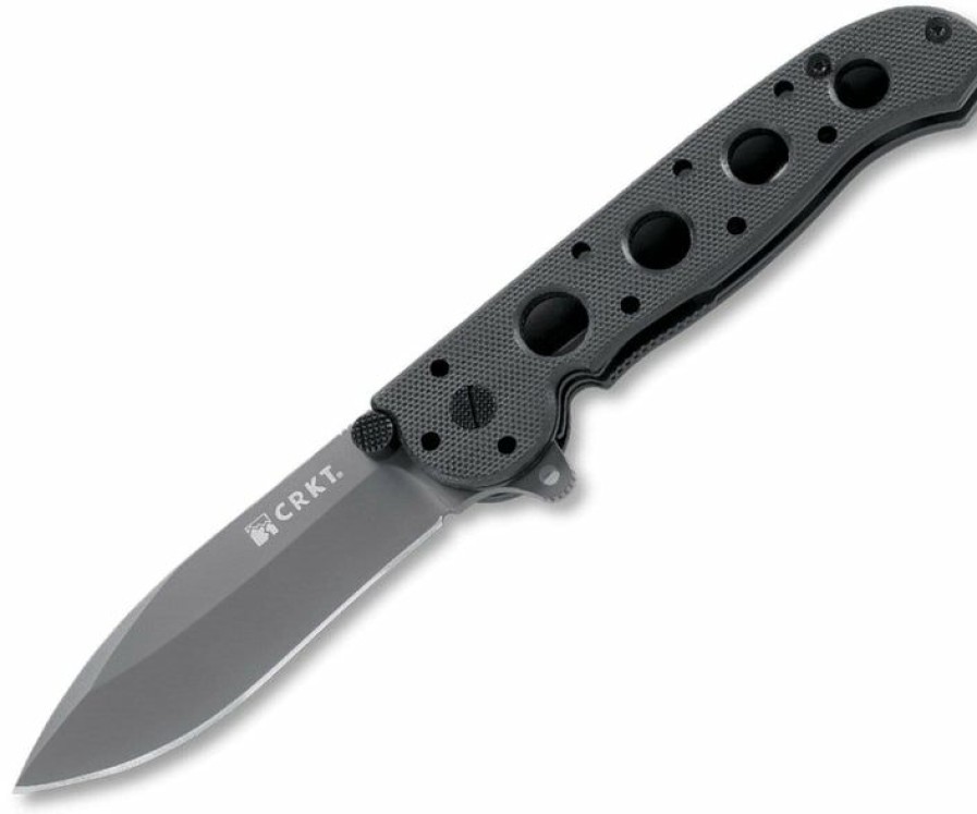 Sharp Knifves * | Reasonable Price Columbia River (Crkt) Crkt M21-02G Carson Folder, 3.125 Plain Blade, Black G10 Handle