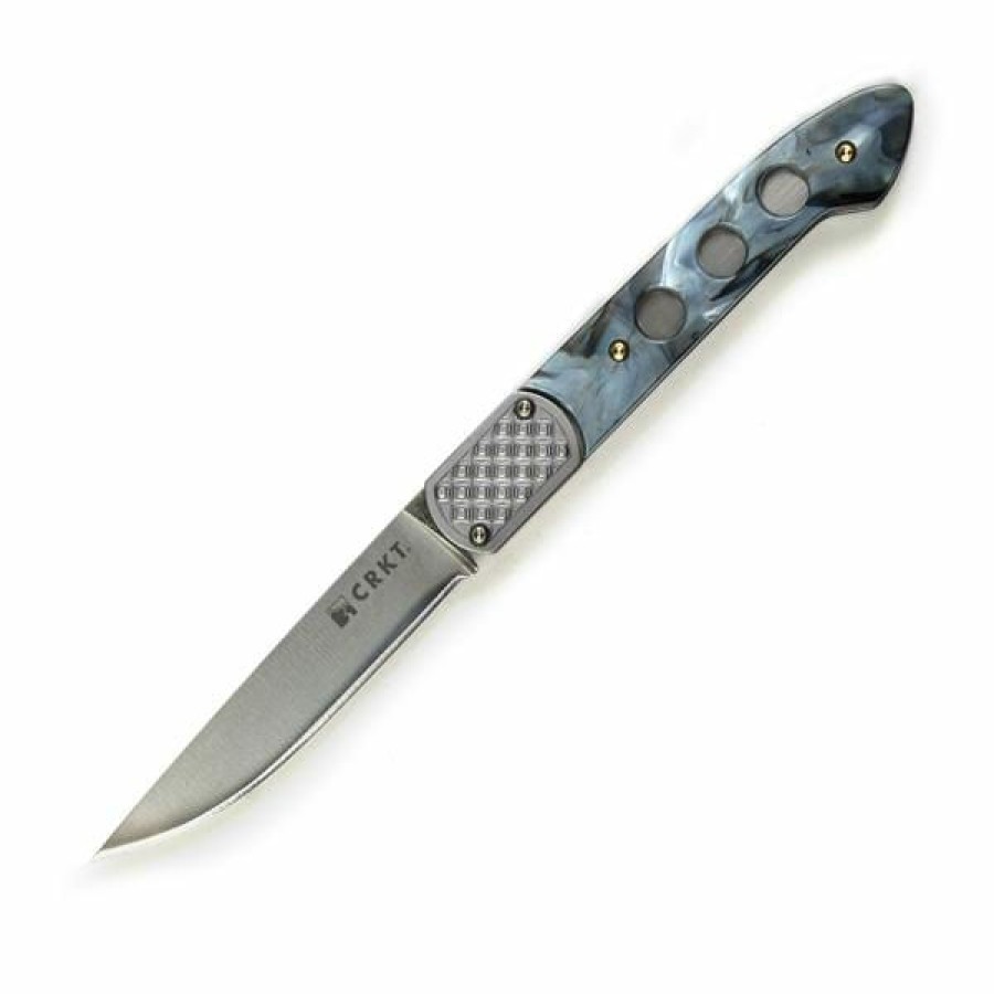 Mini Knifves * | Half-Price Columbia River (Crkt) Columbia River Gallagher Glide Lock,Plain Edge Pocket Knife