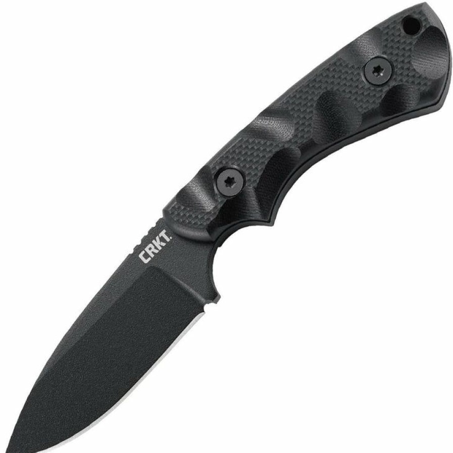 Sharp Knifves * | Moderate Price Columbia River (Crkt) Crkt Siwi, 3.34 Sk5 Fixed Blade, Black G10 Handle 2082