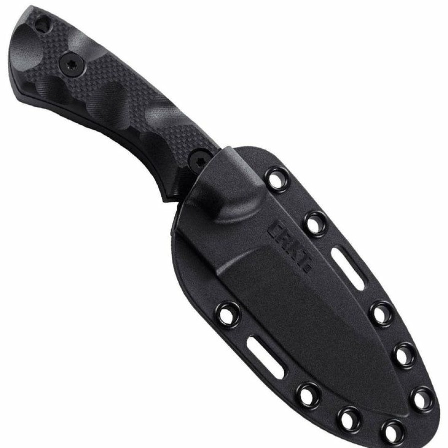 Sharp Knifves * | Moderate Price Columbia River (Crkt) Crkt Siwi, 3.34 Sk5 Fixed Blade, Black G10 Handle 2082